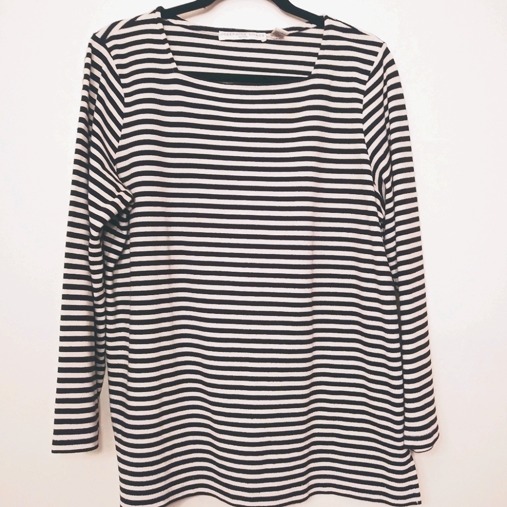 Super-Soft Classic Striped Pullover